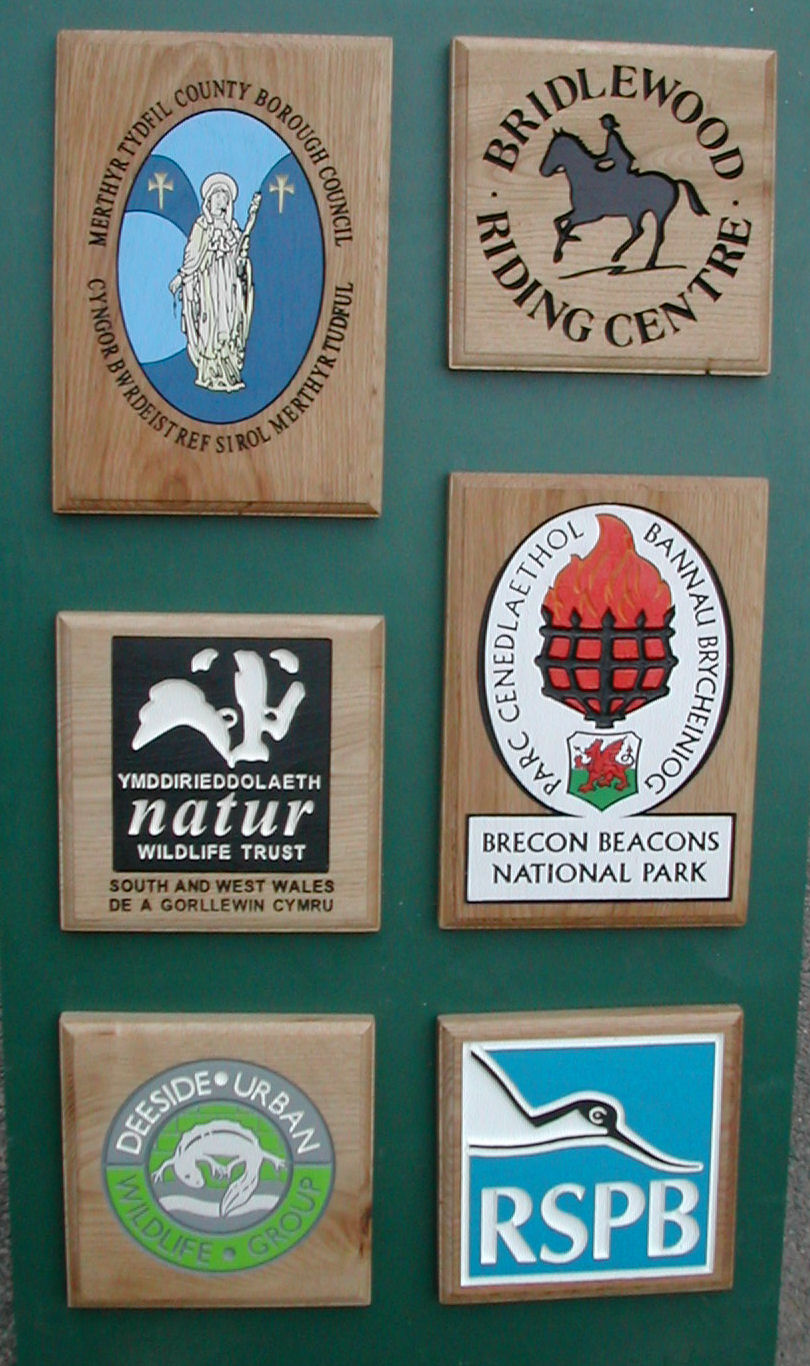 Sample logos Samples of some of the many logos we have been asked to reproduce