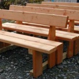 Benches in Douglas fir from £150 